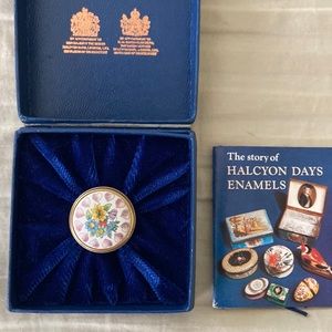 Halcyon Enamels keepsake. Vintage with paperwork